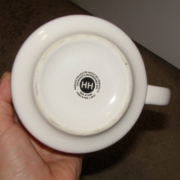 Fresh From the Farm Soup Mug/Cup Carrots & Peas Houston Harvest as shown - Picture 6 of 7